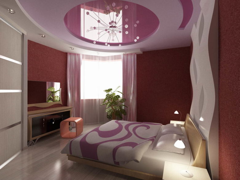 Потолок в спальне — создание гармоничного интерьера и правила стильного дизайна (125 фото)