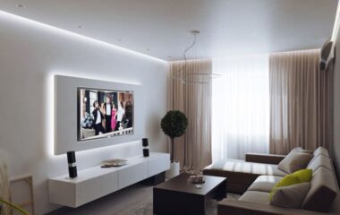 фото идей современного дизайна однокомнатной квартиры